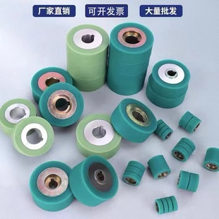 铁金刚配件业成胶轮上下轮热风机硅胶轮高科压胶机轮子耐高温首汉