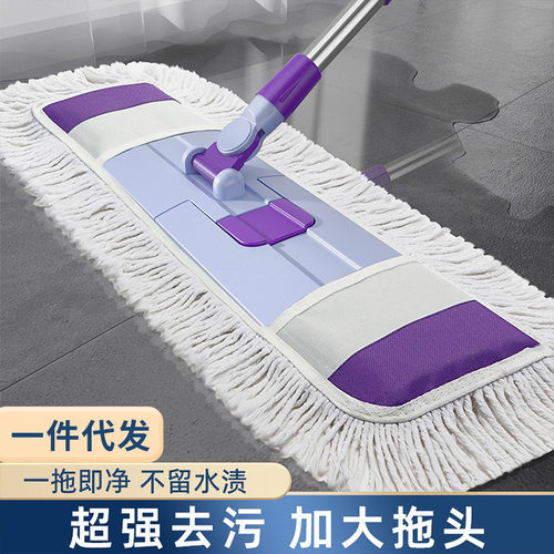 大号新款拖把干湿家用平板懒人一拖地净拖地拖布两用尘推