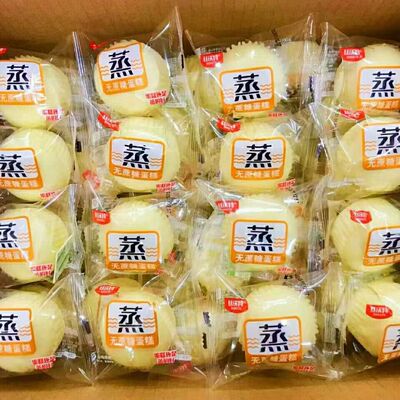 糖尿人专用零食无糖精蒸蛋糕面包