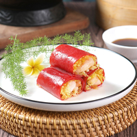 金莎蝦仁卷紅米腸粉廣東粉腸早茶