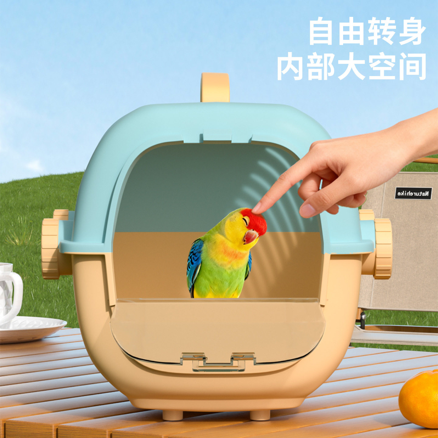 外带专用仓鼠小鸟笼子豪