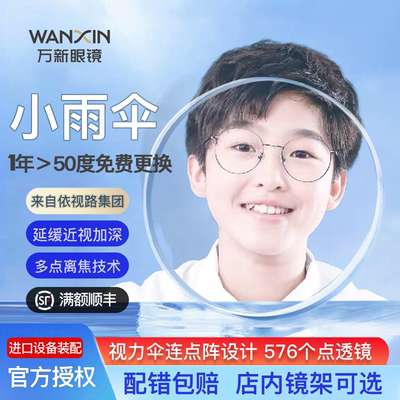 小雨伞延缓近视离焦近视镜片