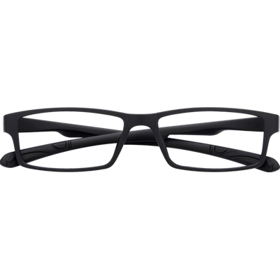 里斯特方框黑色防蓝光有度数眼镜