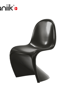 vaniik/意式经典塑料座椅 潘通椅休闲餐椅 Panton Chair 潘顿椅