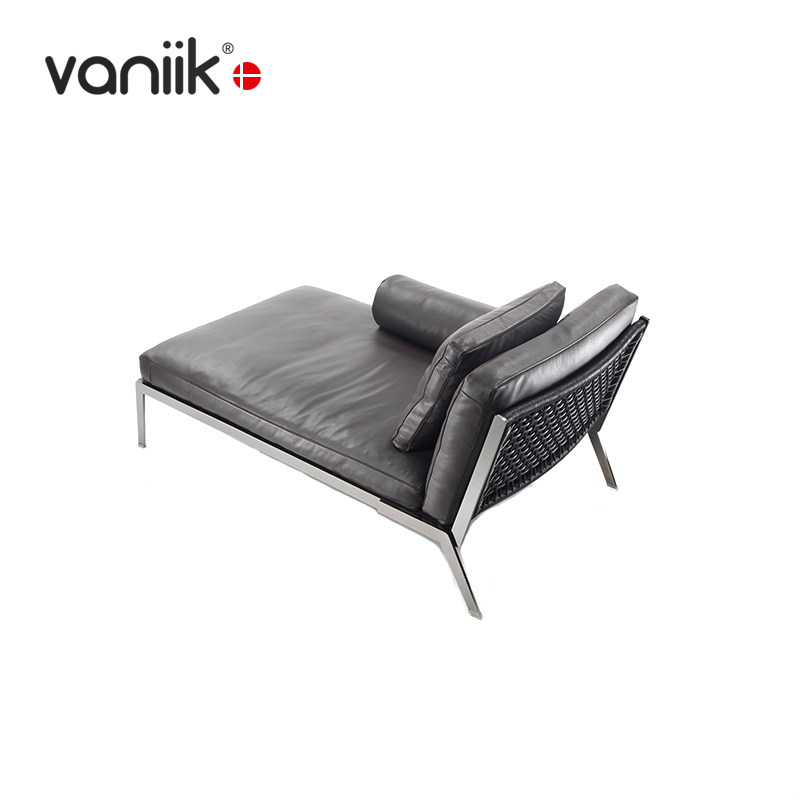 vaniik皮革意式贵妃躺椅