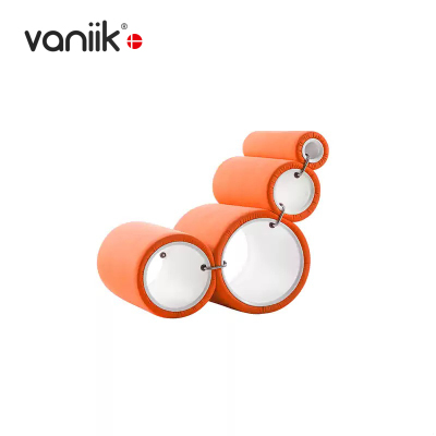 vaniik/意式艺术设计样板间客厅装饰单人椅Tube Chair休闲躺椅