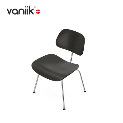 vaniik/北欧瑞士设计矮脚餐椅Plywood Gr书房创意曲木靠背办公椅