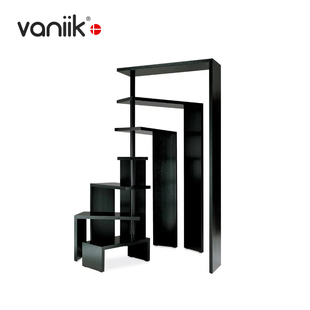 客厅书房旋转书架 Joy vaniik 北欧艺术设计办公室实木置物架