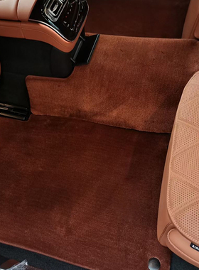 专用于奔驰S级S400S450GLE350E300L迈巴赫S480汽车羊毛脚垫地毯式