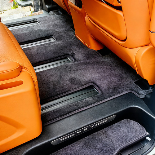 魏派高山高8高9专用汽车羊毛脚垫商务车中排后排主副驾脚垫地毯式