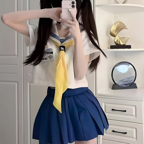 集英社JK水手服白蓝三本基础款