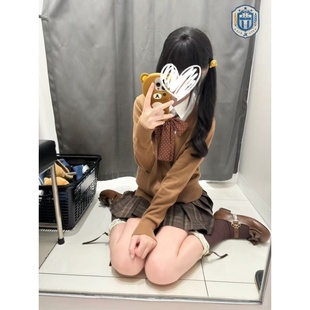 集英社正版原创焦糖可颂jk开衫马甲卡其色棕色毛衣宽松秋冬制服