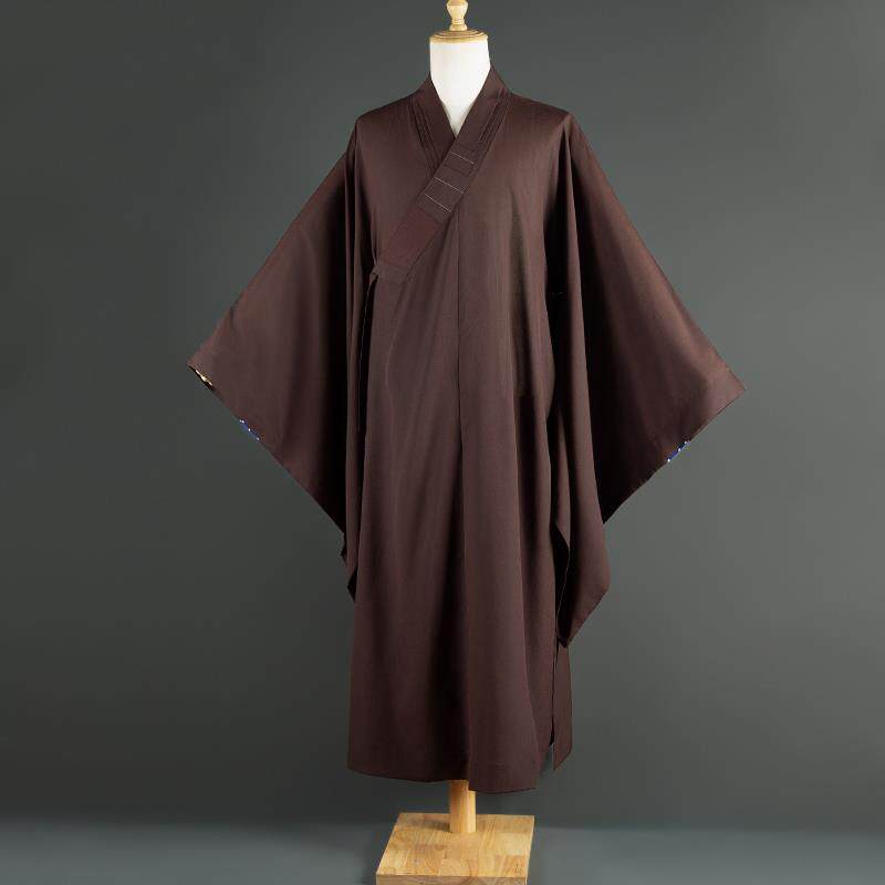 特价高档僧衣台麻广袖海清出家人衣服女僧人居士服男和尚服装法衣