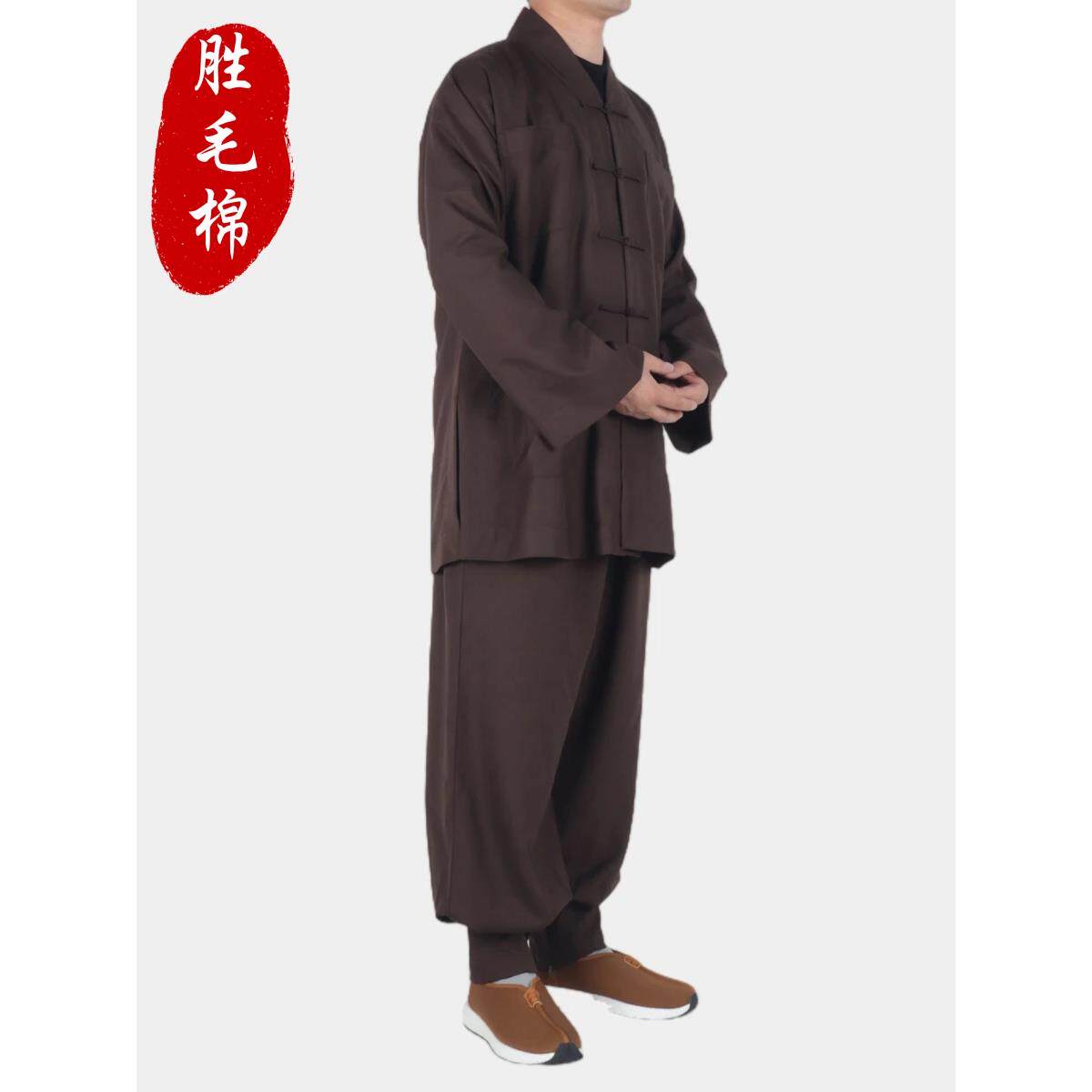 特价僧服春秋款短褂小褂比丘尼僧衣出家和尚服套装舒适抗皱顺丰包
