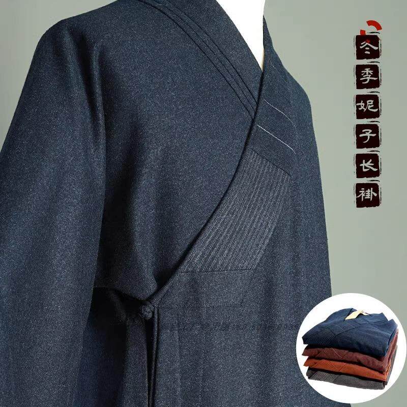 特价僧服春秋冬款出家师父尼姑僧人长褂大褂僧衣袍和尚僧侣服装非