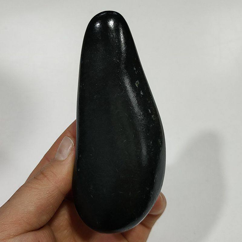黑青玉黑羊脂籽料原石把件雕刻料