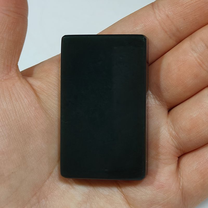 新疆料正宗黑青玉切块牌子料玉牌