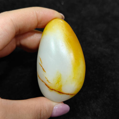 和田奇玉羊脂白玉籽玉石吊坠把件