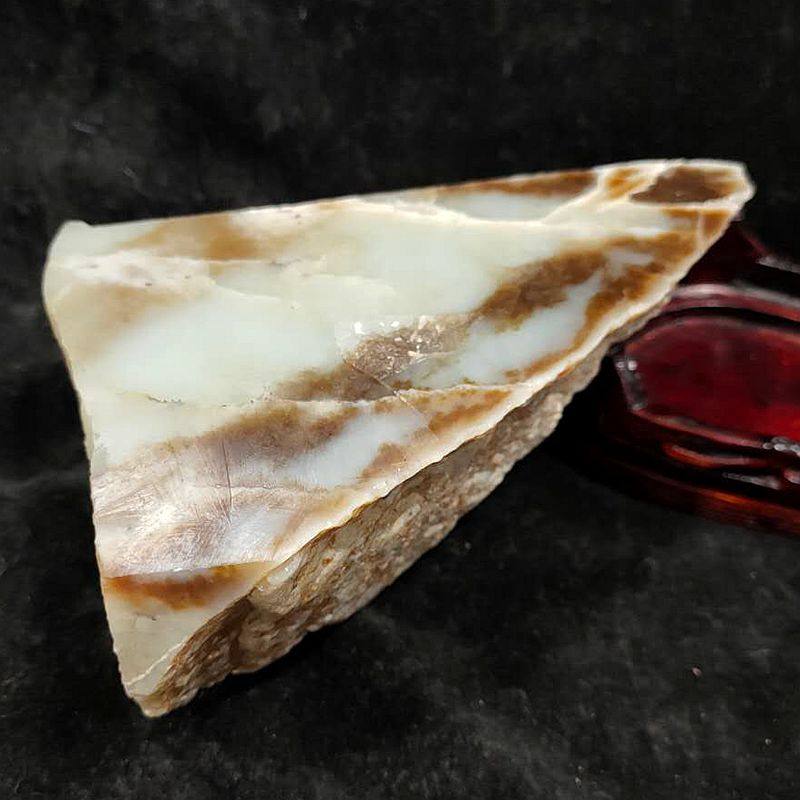 3斤重和田玉糖白玉山料原石切块 糖白玉作料牌子料雕刻料天然玉料