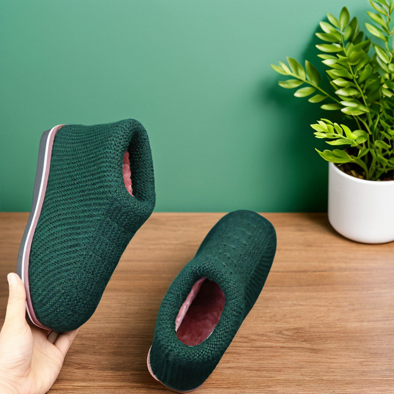 冬季老式手工棉鞋勾针针织编织毛线棉鞋农村老式加绒加厚棉拖鞋子,居家布艺,居家棉拖/棉鞋,淘宝优惠券,粉丝福利购,淘宝优惠卷
