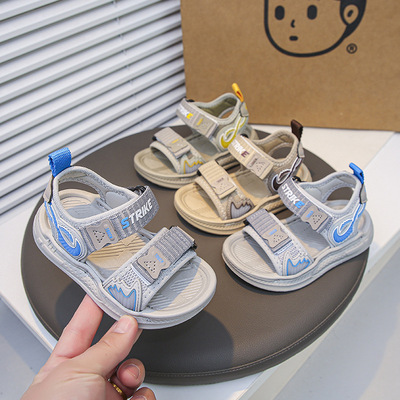 机能鞋男童凉鞋2026软底儿童凉鞋小中童运动学步鞋防水防滑沙滩鞋