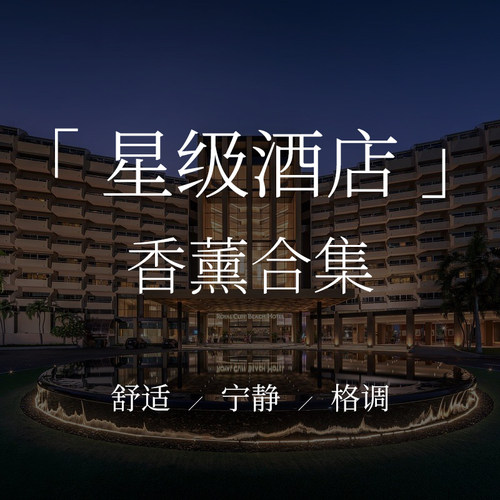 「酒店香薰」家用香薰希尔顿全季禅茶白茶手工蜡烛石膏扩香石精油