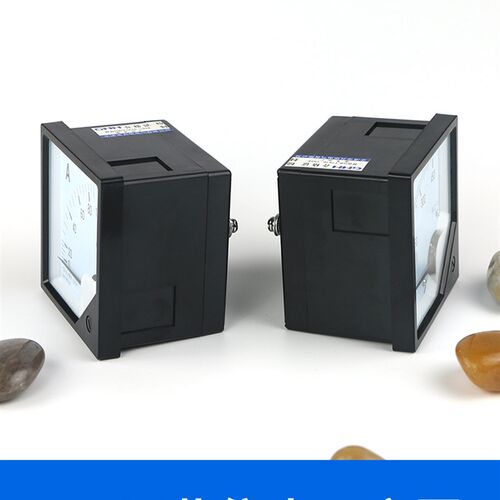短款两节6L2交流直流指针式电流表电压表直通表头50/5A450V功率表