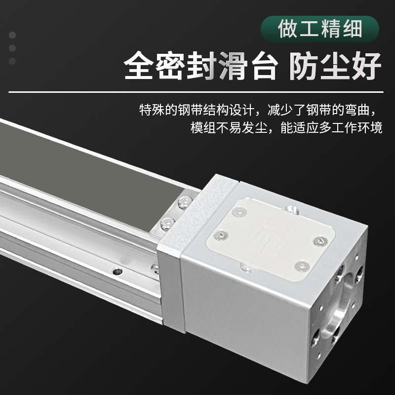 内嵌式滑台TOYO互换GTH4/5/z8/12/15高精度丝杆全封闭直线导轨模