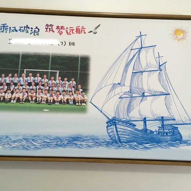 结业入学毕业幼儿园年小学签名创意学生中签到签到画开学手印2024