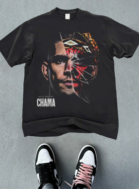 Pereira 佩雷拉 美式复古纯棉夏季重磅短袖T恤男女休闲半袖圆领潮