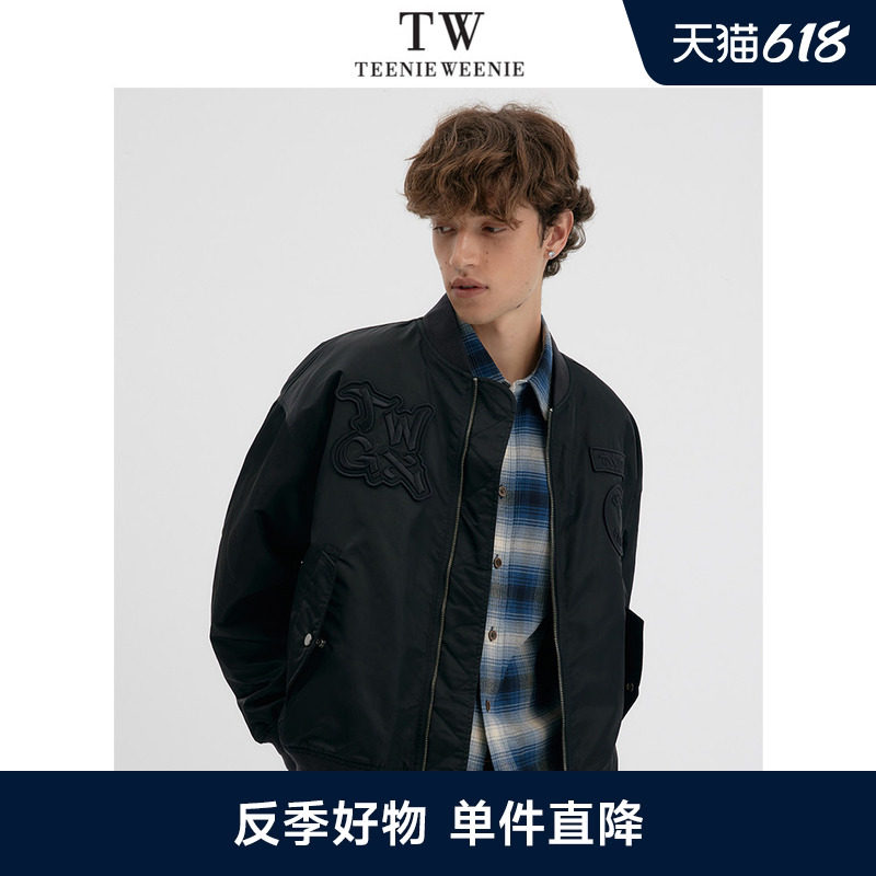 TeenieWeenie小熊男装美式复古工装街头风耐磨厚实保暖飞行夹克