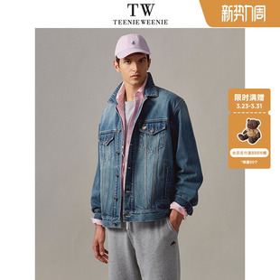 潮流时尚 新款 复古牛仔上衣 外套2026春季 TeenieWeenie小熊男女同款