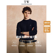 休闲柔软舒适上衣长袖 新款 TeenieWeenie小熊男装 t恤 明星同款