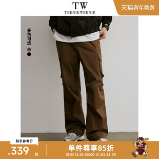 运动夏宽松直筒长裤 潮牌休闲裤 TWGX 简约时尚 TeenieWeenie小熊男装