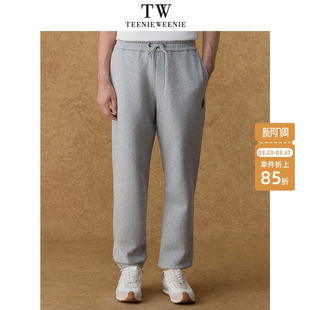 TeenieWeenie小熊男装 基础日常通勤刺绣休闲运动雨伞熊束脚卫裤