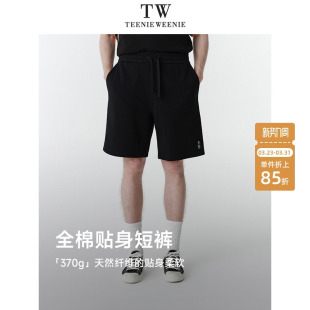 休闲百搭全棉宽松运动五分短裤 TeenieWeenie小熊男装 2026年春美式