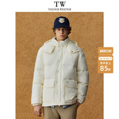 羽绒服男款 可拆卸帽保暖时尚 外套 中长款 TeenieWeenie小熊男装