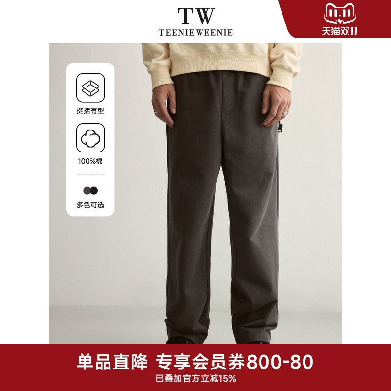 TeenieWeenie小熊男装美式复古简约休闲舒适运动休闲裤
