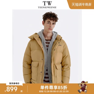 新款 TeenieWeenie男装 情侣装 宽松休闲保暖鸭绒羽绒服男款 外套 冬季