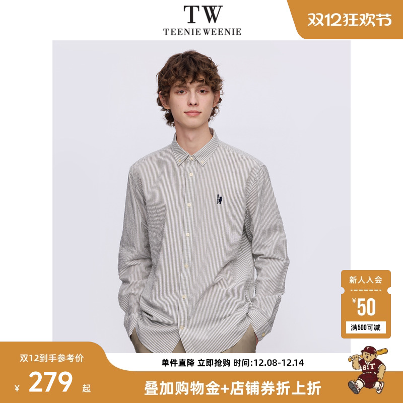 teenieweenie长袖衬衫翻领