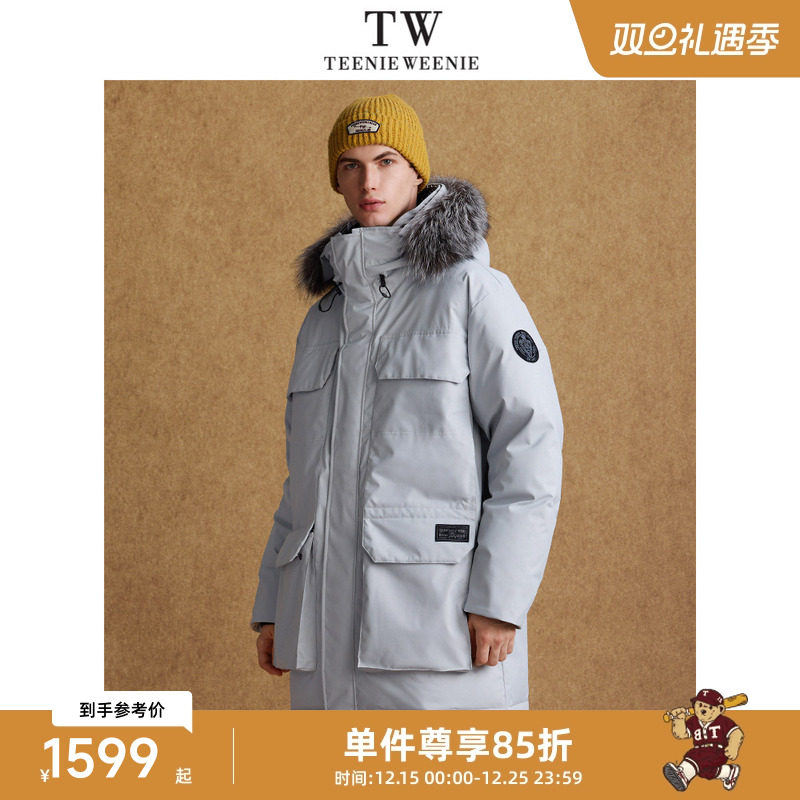 TeenieWeenie小熊男装时尚冬季户外新款外套工装保暖羽绒