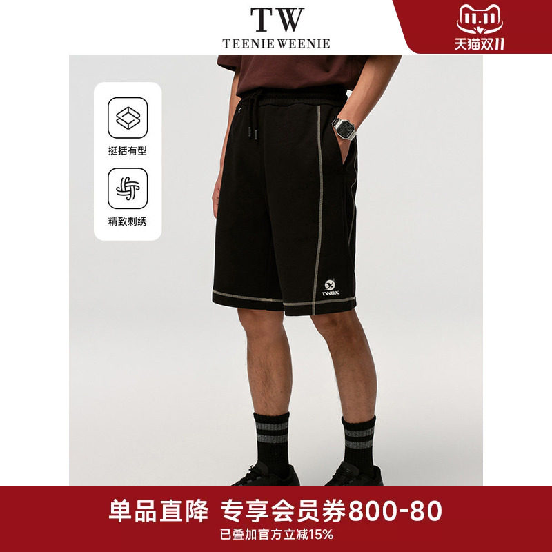 TeenieWeenie小熊男装卫裤春夏季新款简约潮流学院休闲短裤