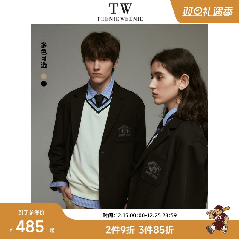 TeenieWeenie小熊男装休闲时尚西装外套宽松简约西服男士