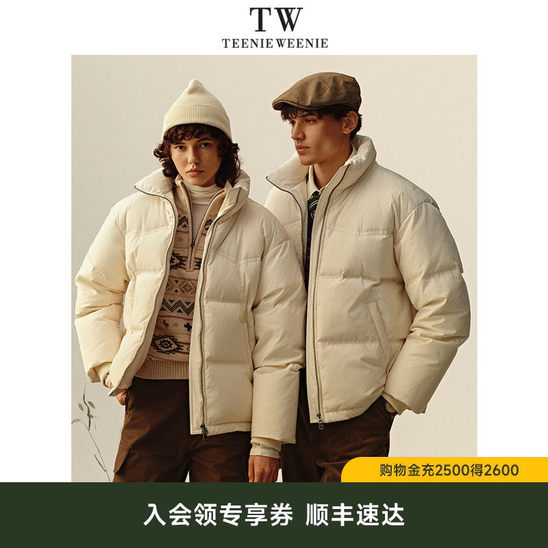 TeenieWeenie小熊男装鸭绒冬季三防复古防泼水羽绒服男款外套