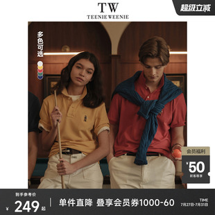 TeenieWeenie小熊男装 短袖 凉感出游户外休闲美式 翻领POLO衫