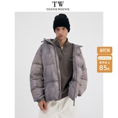 TeenieWeenie小熊男装 潮流宽松外套90绒轻盈保暖休闲连帽羽绒服