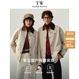 TeenieWeenie商场同款 小熊 挺括巴恩美拉德宽松翻领外套男 工装