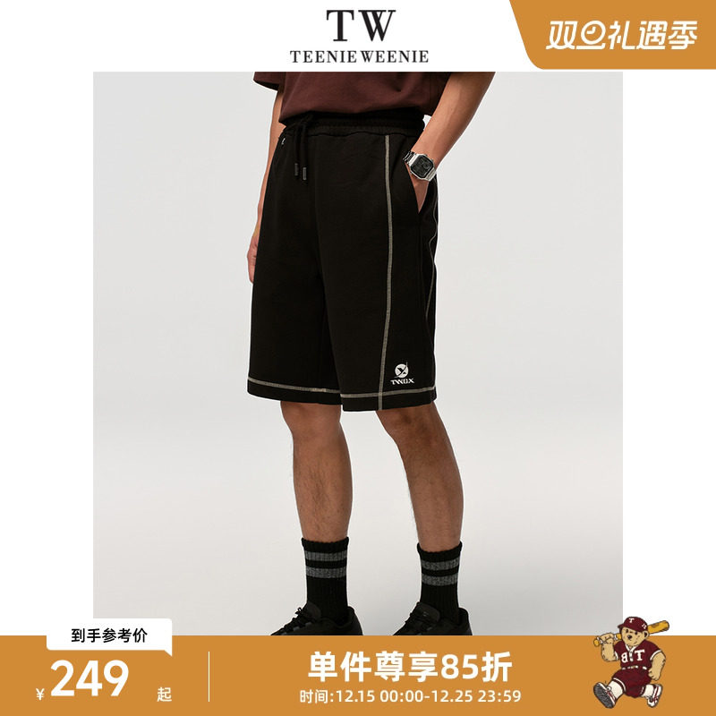 TeenieWeenie小熊男装卫裤2025年春夏季新款简约潮流