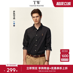 外套长袖 男款 TeenieWeenie小熊情侣衬衫 牛仔上衣新款 双11预售