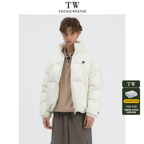 Teenie Weenie小熊男装防泼水立领90鸭绒保暖羽绒服男款外套